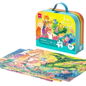 Puzzle DELI EH747 w walizce 544 elementy