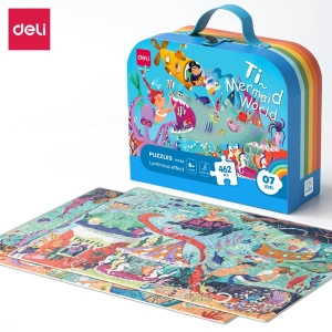 Puzzle DELI EH748 w walizce 462 elementy-283763