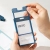 Identyfikator DELI EF407 holder pionowy ze smyczą rozpinaną 1szt-283435