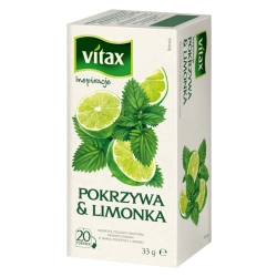 Herbata VITAX INSPIRATIONS pokrzywa i limonka op.20 torebek