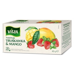 Herbata eksp. VITAX Insp. Truskawka i Mango 20 torebek-679722