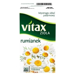 Herbata VITAX ziołowa rumianek op.20 torebek