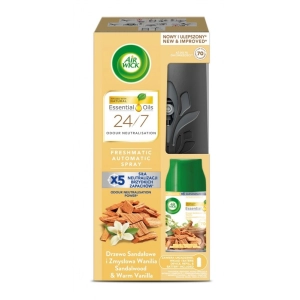 Odświeżacz powietrza AIR WICK elektryczny freshmatic urządzenie + wkład 250ml. - drzewo sandałowe