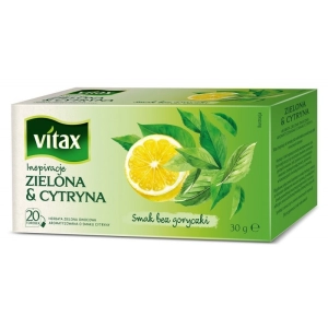 Herbata eksp. VITAX Zielona z Cytryną op.20-679663