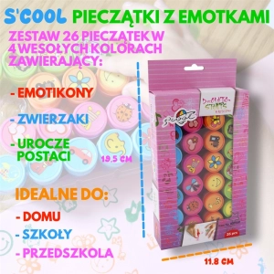 Pieczątki dekoracyjne S'COOL - emotionki-284920