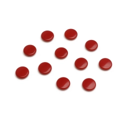 Magnesy tablicowe ARGO 15mm op.10 - czerwone-637639