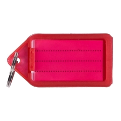 Zawieszka do kluczy Q-CONNECT 55x30mm 40 szt. - czerwone