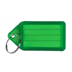 Zawieszka do kluczy Q-CONNECT 55x30mm 40 szt. - zielone