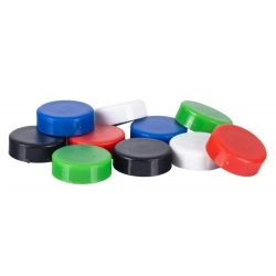 Magnesy do tablic Q-CONNECT okrągłe 20mm 10szt - mix kolorów