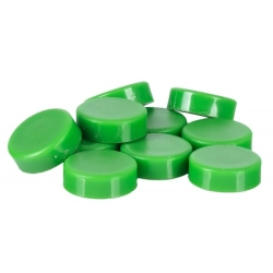 Magnesy do tablic Q-CONNECT okrągłe 20mm 10szt - zielone