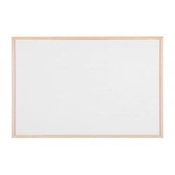 Tablica suchościeralna BI-OFFICE 60x90cm niemagnetyczna - rama drewniana