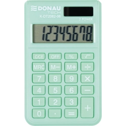 Kalkulator DONAU TECH DT2082-06 8-cyfr. - jasnozielony
