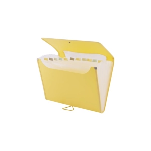 Teczka z przegródkami D.RECT 5590 - żółty-285127