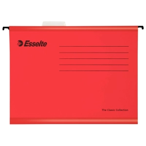 Teczka zaw. ESSELTE Pandaflex Stand - czerw. 90316-3649