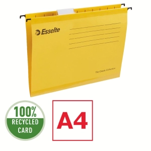 Teczka zawieszana ESSELTE Pandaflex op.25 - żółta 90314-285189