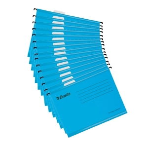 Teczka zawieszana ESSELTE Pandaflex op.10 - niebieska 93130-285195