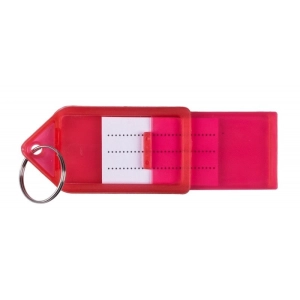 Zawieszka do kluczy Q-CONNECT 55x30mm 40 szt. - czerwone-285268