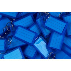 Zawieszka do kluczy Q-CONNECT 55x30mm 40 szt. - niebieskie-285273