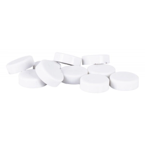 Magnesy do tablic Q-CONNECT okrągłe 20mm 10szt - białe