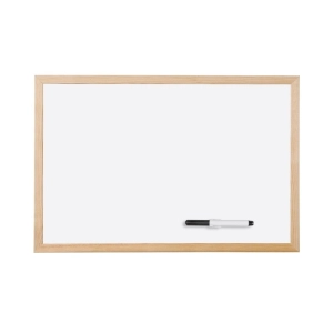 Tablica suchościeralna BI-OFFICE 60x90cm niemagnetyczna - rama drewniana-285343