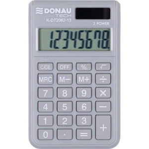 Kalkulator DONAU TECH DT2082-13 8-cyfr. - jasnoszary