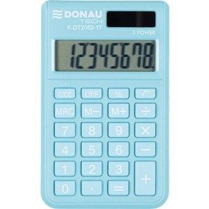 Kalkulator DONAU TECH DT2082-17 8-cyfr. - jasnoniebieski