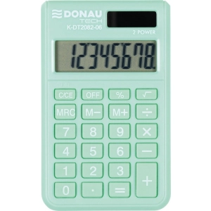 Kalkulator DONAU TECH DT2082-06 8-cyfr. - jasnozielony