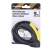 Miarka metalowa DONAU SAFETY zwijana 18mm x 5m blister - czarno-żółta