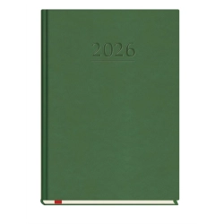 Kalendarz terminarz Popularny A5 2026 - zielony Michalczyk i Prokop T-209V-Z2 kalendarz 1 tydzień na 2 stronach