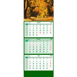 Kalendarz trójdzielny MiP 2026r. T-105T-05 - Jesień