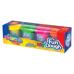 Ciastolina COLORINO Creative 4 kolory neon 34319-321931
