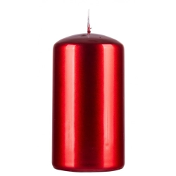 Świeca słupek DONAU HOME Aurora 60x115mm rubin