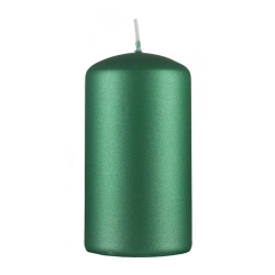 Świeca słupek DONAU HOME Standard Lakier 60x115mm zielony metaliczny mat