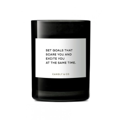 Świeca sojowa w szkle CANDLY&CO Set Goals That Scare You zapach No.4 250g