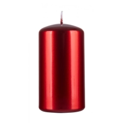 Świeca słupek DONAU HOME Aurora 70x130mm rubin