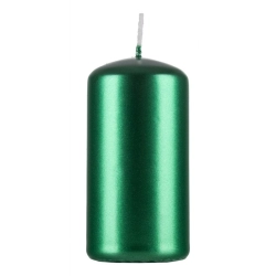Świeca słupek DONAU HOME Standard Lakier 50x100mm 4 szt. zielony metaliczny połysk