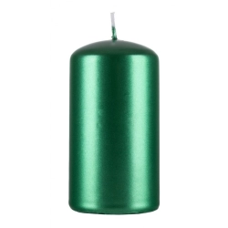 Świeca słupek DONAU HOME Standard Lakier 60x115mm zielony metaliczny połysk