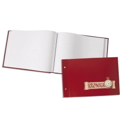 Kronika WARTA 345x255 malowana bordo