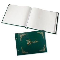 Kronika WARTA 345x255 złocona zieleń