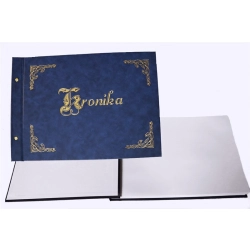 Kronika WARTA 415x297 złocona granat