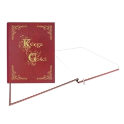 Księga Gości WARTA złocona 255x320 bordo
