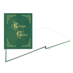 Księga Gości WARTA złocona 255x320 zieleń