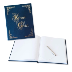Księga Gości WARTA złocona 255x320 granat