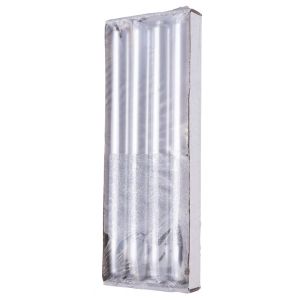 Świeca stołowa DONAU HOME Onyx 22x250mm 4 szt. srebrny-287443