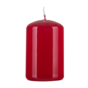 Świeca słupek DONAU HOME Standard Gloss 50x80mm czerwony