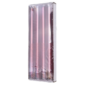 Świeca stołowa DONAU HOME Onyx 22x250mm 4 szt. czerwony-287448
