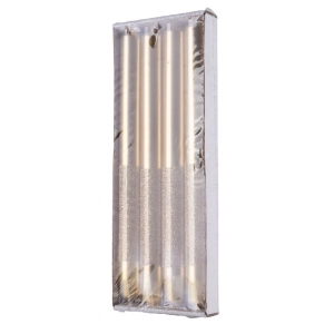Świeca stołowa DONAU HOME Onyx 22x250mm 4 szt. złoty-287453