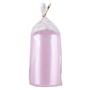 Świeca słupek DONAU HOME Standard Lakier 60x115mm różowy perła-287463