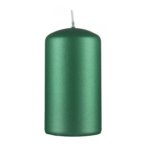 Świeca słupek DONAU HOME Standard Lakier 60x115mm zielony metaliczny mat