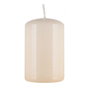 Świeca słupek DONAU HOME Standard Gloss 50x80mm kremowy